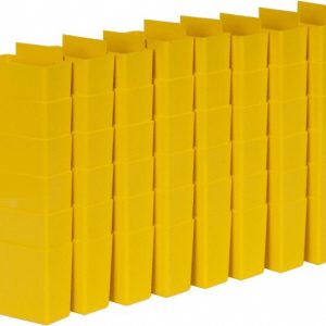 QUANTUM STORAGE Bin Cup: Use with Quantum Storage Systems - Shelf Bin, Yellow QBC111YLCS