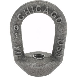 GIBRALTAR 520 Lb Capacity, 1/4-20 Thread, Self Colored, Carbon Steel Regular Duty Lifting Eye Nut 16255 5