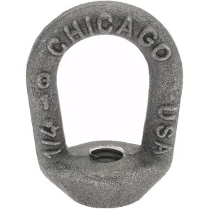 GIBRALTAR 840 Lb Capacity, 5/16-18 Thread, Self Colored, Carbon Steel Regular Duty Lifting Eye Nut 16260 9