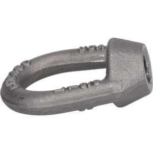 GIBRALTAR 2,240 Lb Capacity, 1/2-13 Thread, Self Colored, Carbon Steel Regular Duty Lifting Eye Nut 16275 3