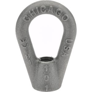 GIBRALTAR 3,600 Lb Capacity, 1/2-13 Thread, Self Colored, Carbon Steel Heavy Duty Lifting Eye Nut 17260 8