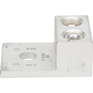 THOMAS & BETTS Rectangle Ring Terminal: Non-Insulated, 6 AWG, Compression Connection ADR35-21
