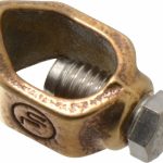 THOMAS & BETTS 1/0 to 8 (Solid) AWG Compatible Single-Nut Rod Clamp JAB58H