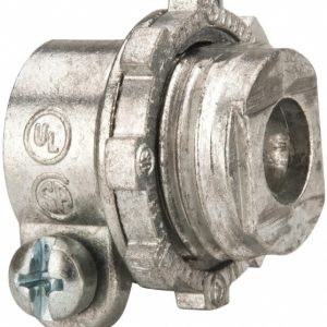 THOMAS & BETTS Conduit Connector: For FMC, Die Cast Zinc, 3/8" Trade Size XC269