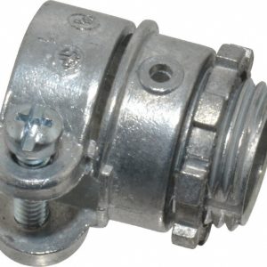 THOMAS & BETTS Conduit Connector: For FMC, Die Cast Zinc, 1/2" Trade Size XC270