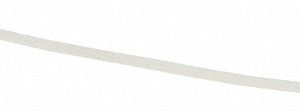 THOMAS & BETTS Cable Tie Duty: 7.5" Long, Natural, Nylon, Standard L-7-50-9-C