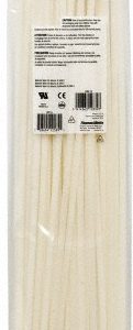 THOMAS & BETTS Cable Tie Duty: 28" Long, Natural, Nylon, Standard L-28-120-9-L