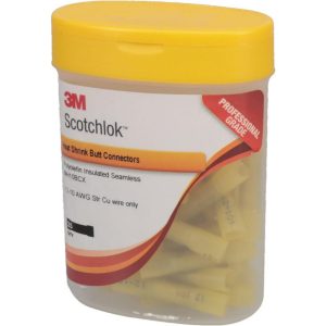 3M Butt Splice Terminal: Fully Insulated Heat Shrink & Nylon, Crimp-On Connection 7000031843