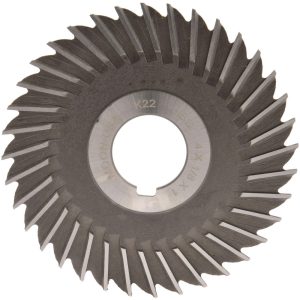 MOON CUTTERS CO. Side Chip Saw: 4" Blade Dia, 1/8" Blade Thickness, 1" Arbor Hole Dia, 36 Teeth, High Speed Steel SS4125