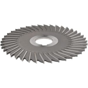 MOON CUTTERS CO. Side Chip Saw: 5" Blade Dia, 1/8" Blade Thickness, 1" Arbor Hole Dia, 40 Teeth, High Speed Steel SS5125