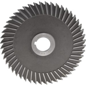 MOON CUTTERS CO. Side Chip Saw: 6" Blade Dia, 1/4" Blade Thickness, 1" Arbor Hole Dia, 48 Teeth, High Speed Steel SS6250