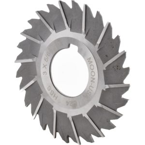 MOON CUTTERS CO. Side Chip Saw: 3" Blade Dia, 5/64" Blade Thickness, 1" Arbor Hole Dia, 28 Teeth, High Speed Steel STS378