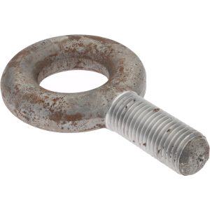 GIBRALTAR Fixed Lifting Eye Bolt: Without Shoulder, 15,000 lb Capacity, 1-1/4-7 Thread, Grade 1030 Steel P13723GB
