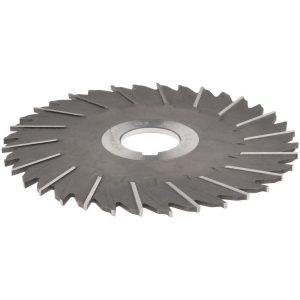 MOON CUTTERS CO. Side Chip Saw: 5" Blade Dia, 1/8" Blade Thickness, 1" Arbor Hole Dia, 36 Teeth, High Speed Steel STS5125