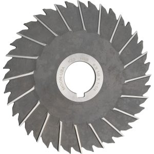 MOON CUTTERS CO. Side Chip Saw: 6" Blade Dia, 1/8" Blade Thickness, 1-1/4" Arbor Hole Dia, 40 Teeth, High Speed Steel STS6125-1