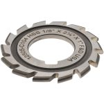 VALUE COLLECTION 1/16" Radius, 1/8" Circle Diam, 2-1/4" Cutter Diam, Arbor Connection, Convex Radius Cutter 12505