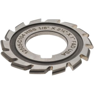 VALUE COLLECTION 1/16" Radius, 1/8" Circle Diam, 2-1/4" Cutter Diam, Arbor Connection, Convex Radius Cutter 12505