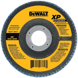 DEWALT Flap Disc: 5/8-11 Hole, 60 Grit, Zirconia Alumina, Type 29 DW8312