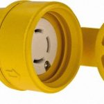 VALUE COLLECTION Locking Inlet: Connector, Industrial, L15-20, 250V, Yellow 27W75