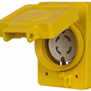 VALUE COLLECTION 250 VAC, 30 Amp, L15-30R NEMA, Self Grounding Receptacle 69W75