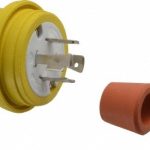 VALUE COLLECTION Locking Inlet: Plug, Industrial, L16-20, 480V, Yellow 26W76