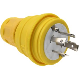 VALUE COLLECTION Locking Inlet: Plug, Industrial, L16-30, 480V, Yellow 28W76