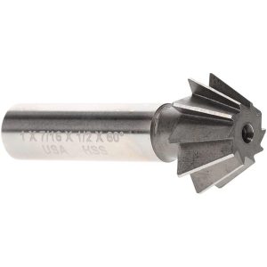 VALUE COLLECTION 1 x 7/16" 60&deg; 10-Tooth High Speed Steel Single-Angle Cutter SAC1000-60