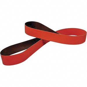 3M Abrasive Belt: 4" Wide, 36" Long, 60 Grit, Ceramic 7010360674