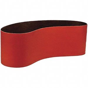 3M Abrasive Belt: 6" Wide, 48" Long, 80 Grit, Ceramic 7000118454