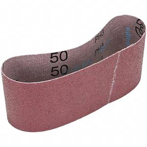 3M Abrasive Belt: 3" Wide, 18" Long, 50 Grit, Aluminum Oxide 7010294780