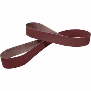 3M Abrasive Belt: 4" Wide, 60" Long, 36 Grit, Aluminum Oxide 7010361756