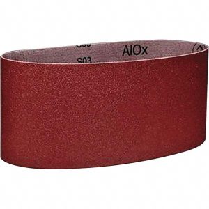 3M Abrasive Belt: 4" Wide, 24" Long, 120 Grit, Aluminum Oxide 7010326279
