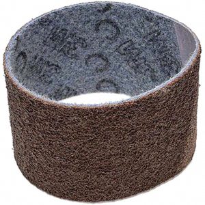 3M Abrasive Belt: 3-1/2" Wide, 15-1/2" Long, Aluminum Oxide 7100096333