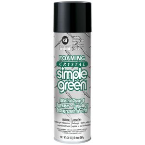 SIMPLE GREEN Foaming Crystal Industrial Cleaner & Degreaser, 20 oz Aerosol 0610001219010