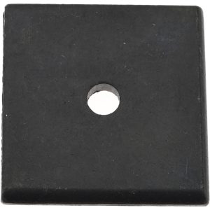 GIBRALTAR 1/4" Bolt, 2" Square, Black Oxide Finish, Case Hardened Steel Square Flat Washer Z8950H