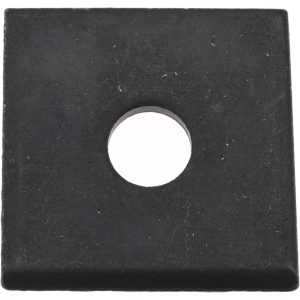 GIBRALTAR 1/2" Bolt, 2" Square, Black Oxide Finish, Case Hardened Steel Square Flat Washer Z8954H