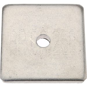 GIBRALTAR 1/4" Bolt, 2" Square, Uncoated, Stainless Steel Square Flat Washer Z8950SS