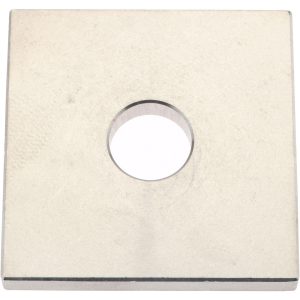 GIBRALTAR 1/2" Bolt, 2" Square, Uncoated, Stainless Steel Square Flat Washer Z8954SS