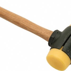 GARLAND Non-Marring Hammer: 104 oz, 2-3/4" Face Dia, Plastic Head 34005