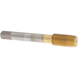 OSG Thread Forming Tap: 1/2-20 UNF, 3B Class of Fit, Plug Chamfer, Cobalt, TiN Finish 1400145505