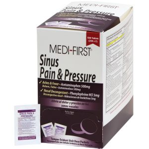 MEDIQUE Sinus Relief Tablet: (2) 125 Envelopes 81948