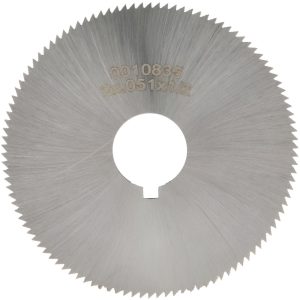 VALUE COLLECTION Jeweler's Saw: 2" Dia, 0.051" Thick, 1/2" Arbor Hole, 110 Teeth, High Speed Steel OSPEC4207