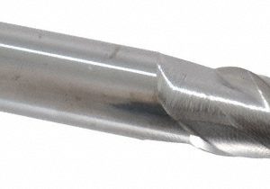 ACCUPRO Corner Radius End Mill: 1/2" Dia, 1" LOC, 0.015" Radius, 2 Flutes, Solid Carbide 73295255