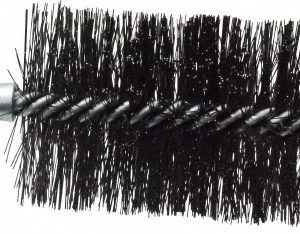 SCHAEFER BRUSH Double Stem/Spiral Tube Brush: 2-1/2" Dia, 7-1/2" OAL 43324