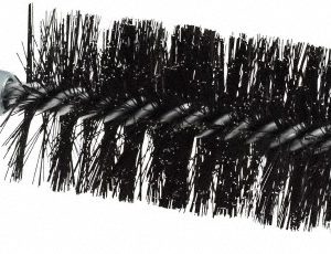 SCHAEFER BRUSH Double Stem/Spiral Tube Brush: 2" Dia, 7-1/2" OAL 43318