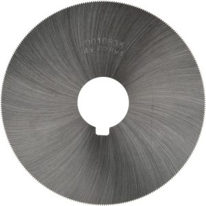 VALUE COLLECTION Jeweler's Saw: 4" Dia, 0.028" Thick, 1" Arbor Hole, 310 Teeth, High Speed Steel OSPEC4281