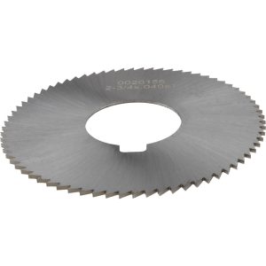 VALUE COLLECTION Slitting & Slotting Saw: 2-3/4" Dia, 0.0400" Thick, 1" Arbor Hole, 72 Teeth, High Speed Steel OSSC04072