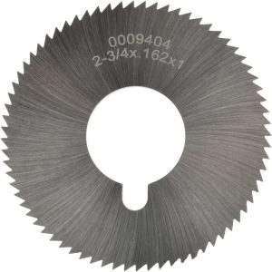 VALUE COLLECTION Slitting & Slotting Saw: 2-3/4" Dia, 0.1620" Thick, 1" Arbor Hole, 72 Teeth, High Speed Steel OSSC16272