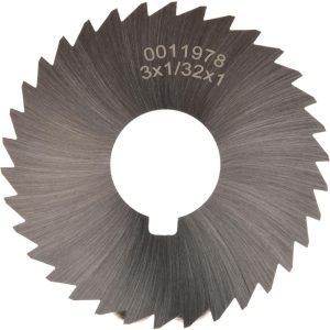VALUE COLLECTION Slitting & Slotting Saw: 3" Dia, 1/32" Thick, 1" Arbor Hole, 34 Teeth, High Speed Steel OMSLD0312534