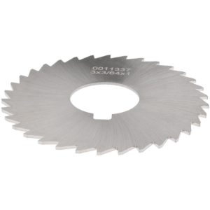 VALUE COLLECTION Slitting & Slotting Saw: 3" Dia, 3/64" Thick, 1" Arbor Hole, 34 Teeth, High Speed Steel OMSLD04687534